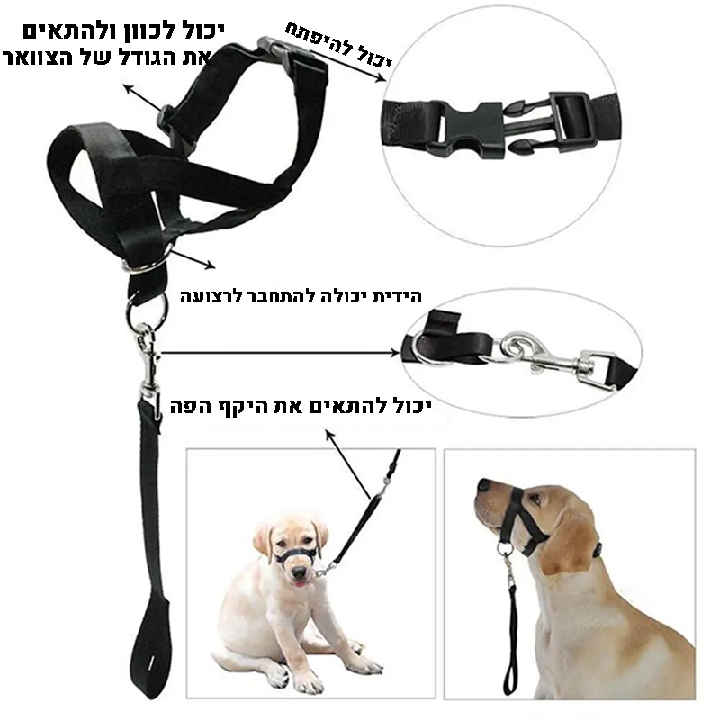 אלטי - רתמה נגד משיכות לכלבים